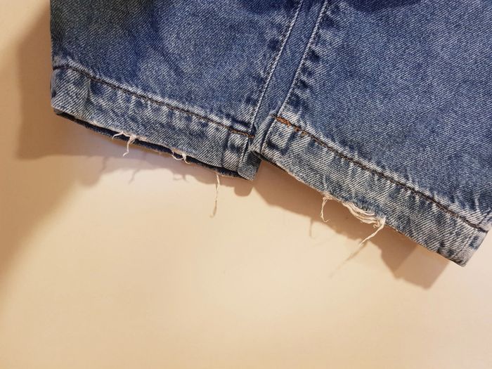 Jean mom taille haute bleu - photo numéro 3