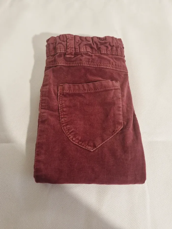 Pantalon jeans skinny en velours 7 ans 120-125 cm Kiabi - photo numéro 5