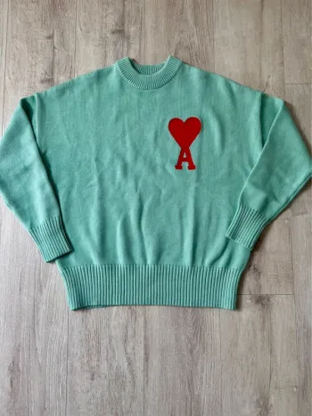 Pull AMI 85% coton biologique 15% laine unisexe