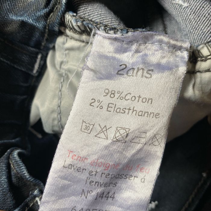 Jeans bleu nuit noir 2 ans Même pas peur - photo numéro 6