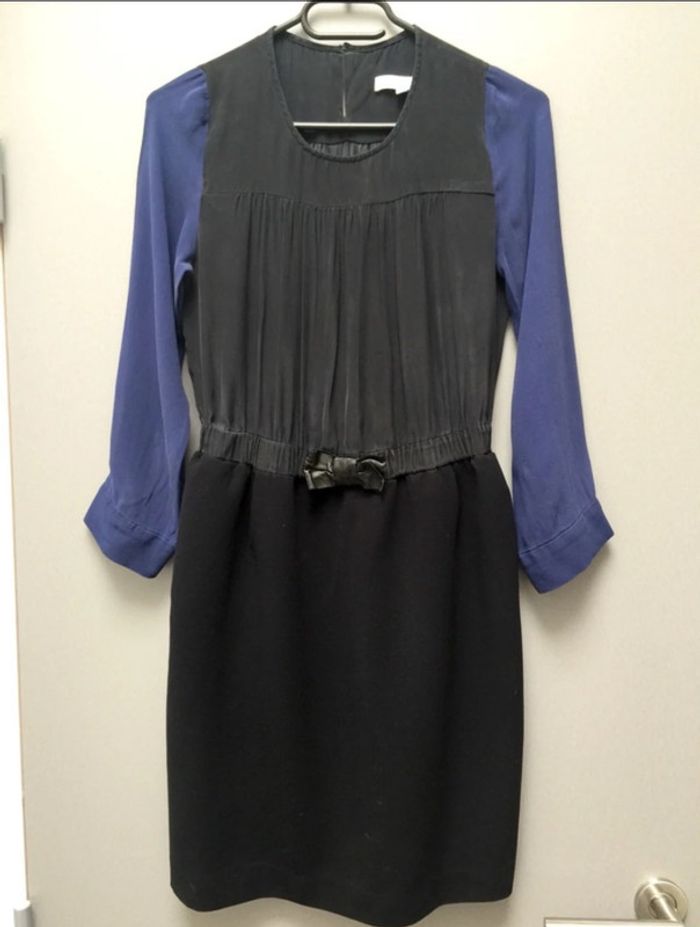 Robe bi matière Sandro