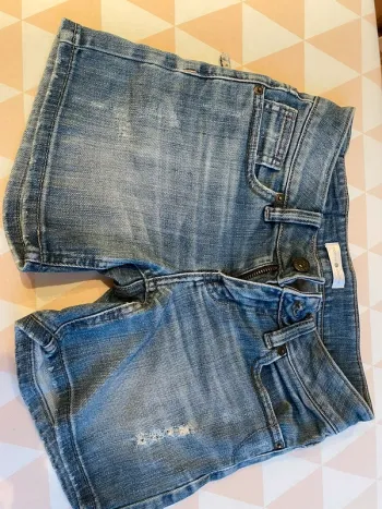 Short en jeans