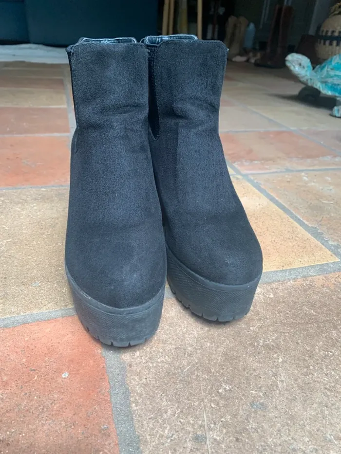 Bottines à talon compensées - photo numéro 2