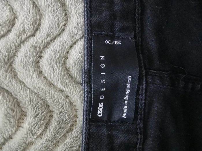 Jean skinny taille haute noir Asos - photo numéro 2