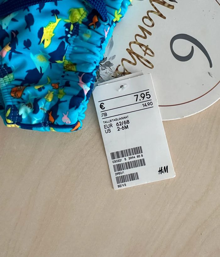 Maillot de bain couche h&m 62/68 cm - photo numéro 3