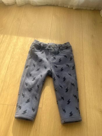Pantalon molletonné chaud 12 mois