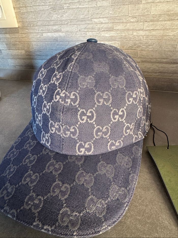 Casquette gucci dubai bleu - photo numéro 3