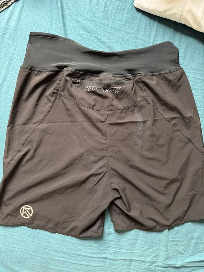 Short de trail running Kinetik Adrenalink noir – Taille XL - photo numéro 2