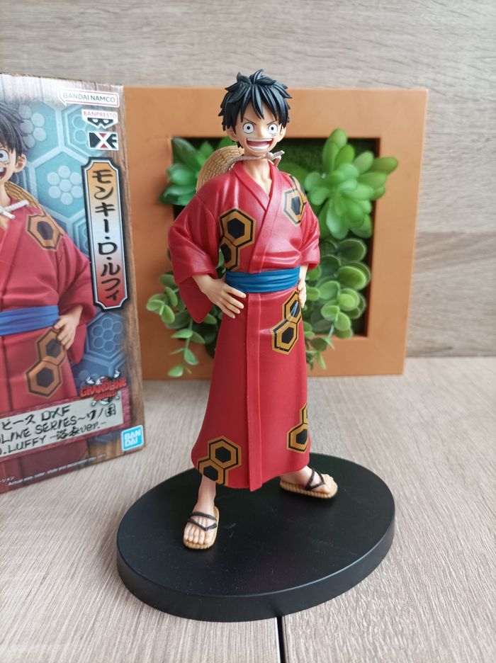 Figurine Monkey D Luffy One Piece Banpresto dxf grandline Bandai - photo numéro 3