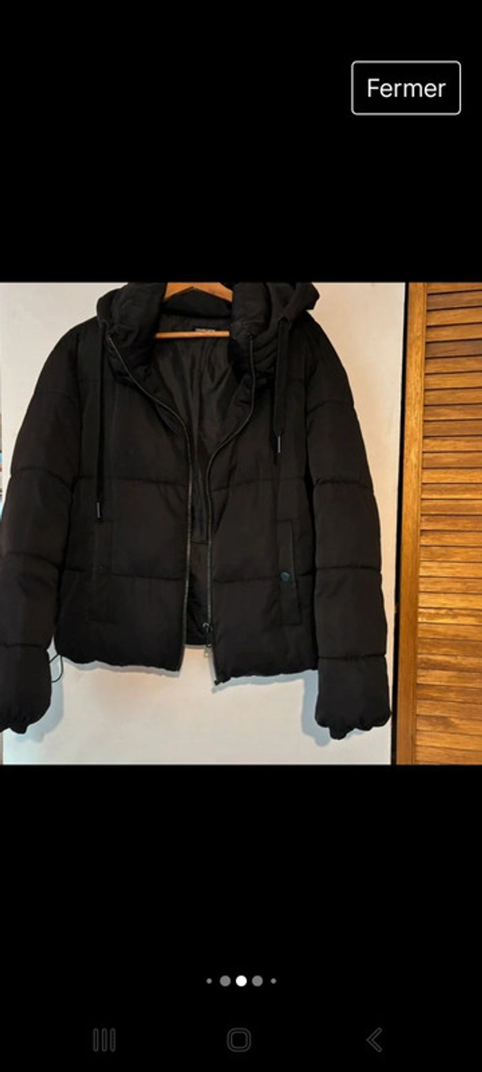 Blousson capuche noir - photo numéro 4