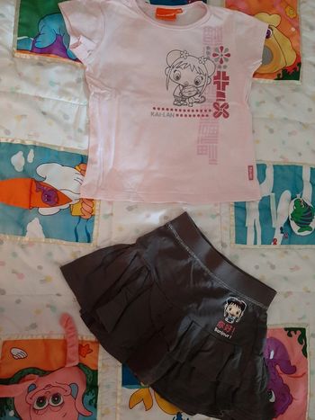 Ensemble t shirt et jupe kai-lan nickelodeon