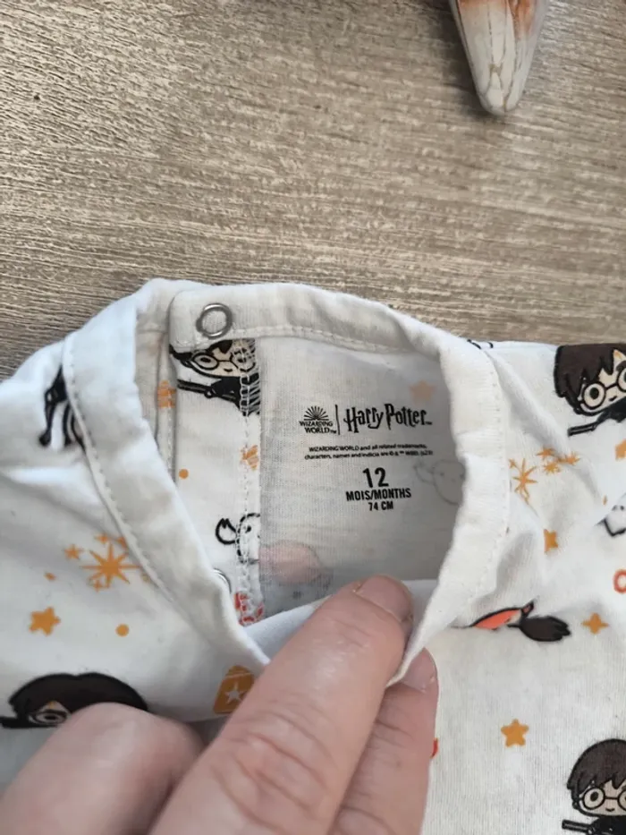 Pyjama léger garçon 12 mois Harry Potter - photo numéro 9