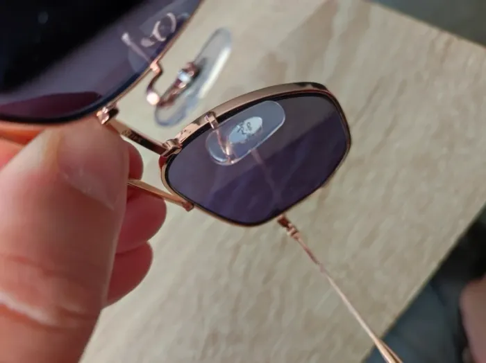 Lunette solaire ray-ban rose gold - photo numéro 6