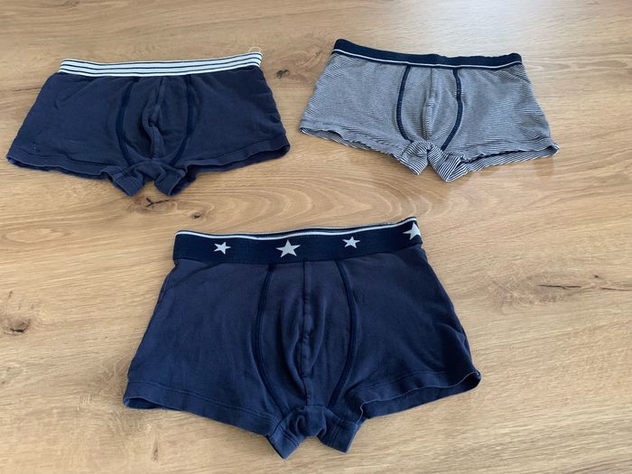 Lot 3 caleçons bleu Monoprix kids taille 6/8 ans