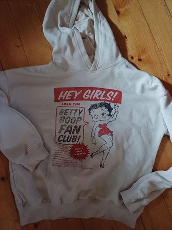 Sweat à capuche betty boop