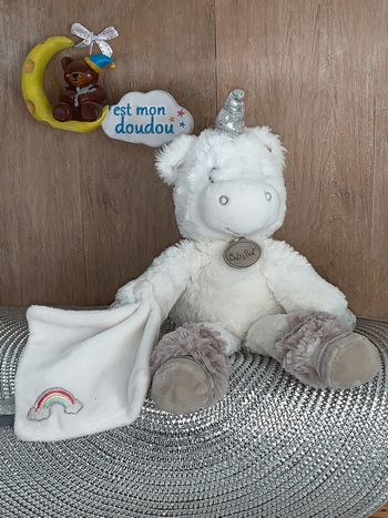 NAT22 doudou licorne 🦄 babynat