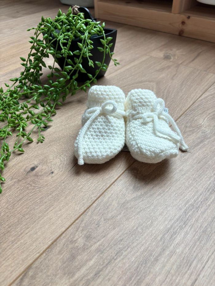 Chaussons en maille bohème