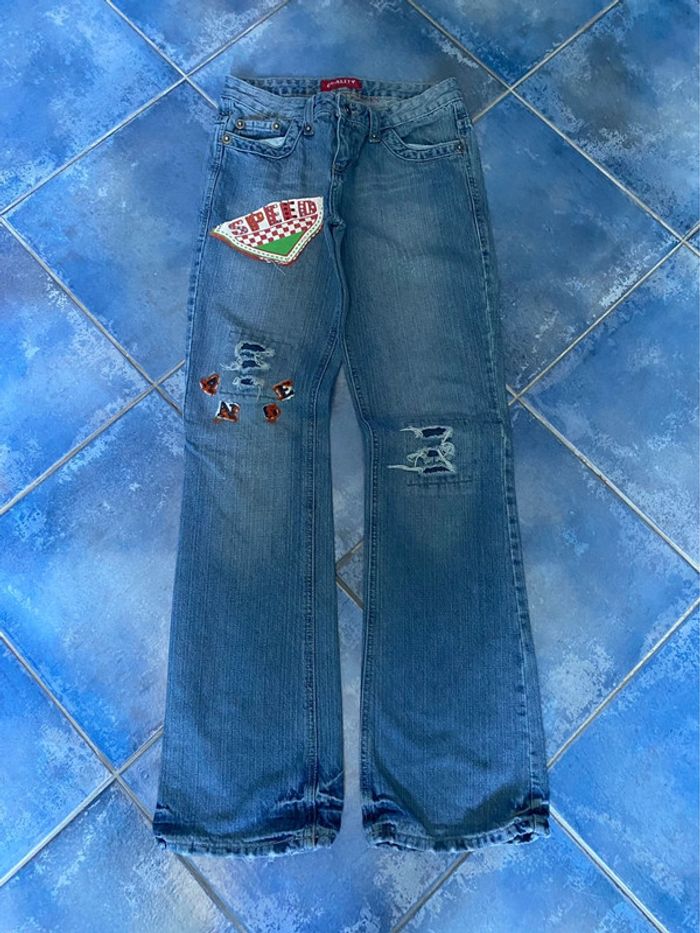 Jean troué fashion