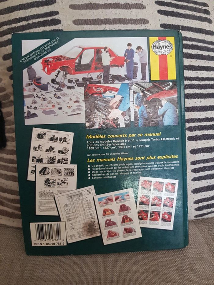Manuel d'entretien et réparation auto Renault 9 et 11 Haynes - photo numéro 2