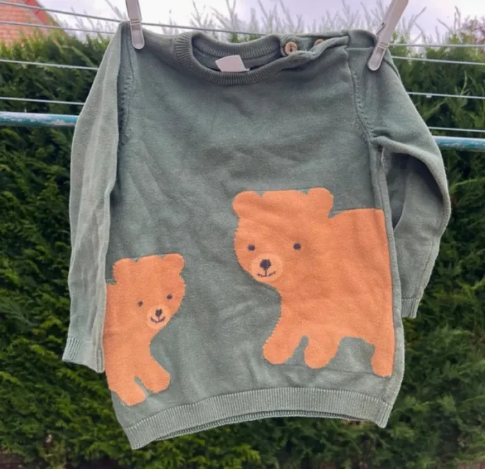 🧸Pull H&M – Taille 92 cm (18-24 mois) Joli pull bébé/enfant en très bon état - photo numéro 3