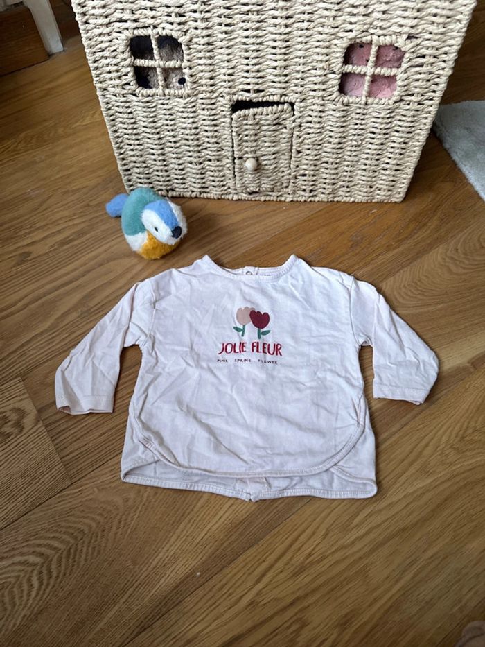 T-shirt manches longues Kiabi 9 mois