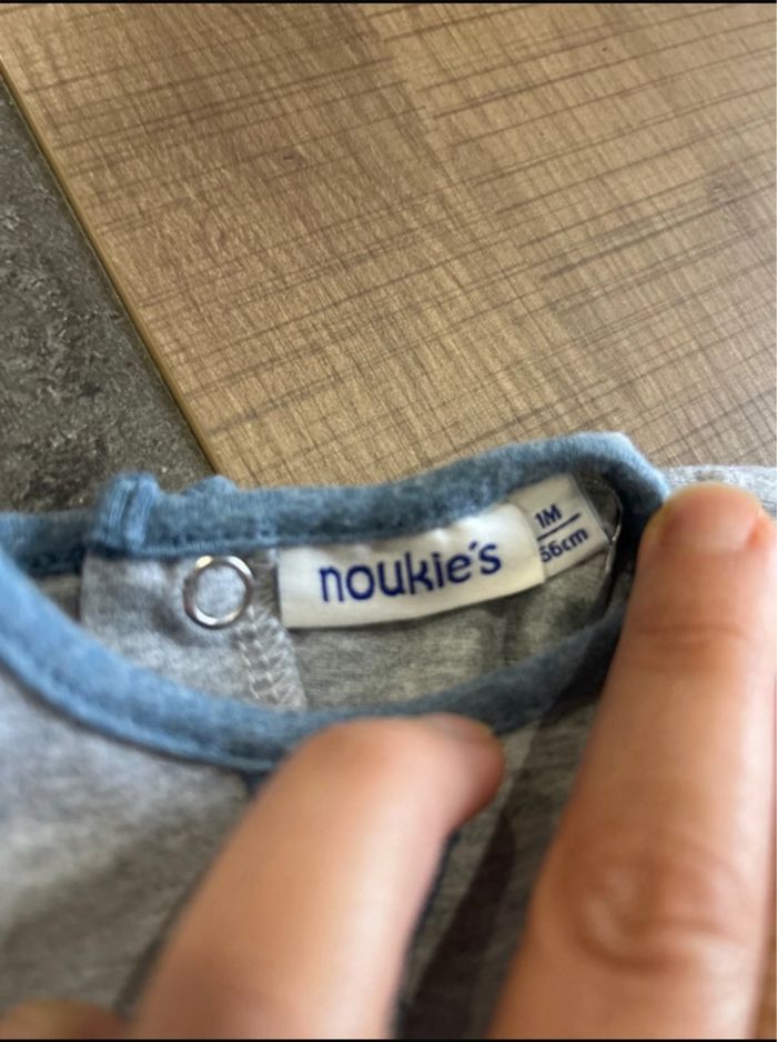 Combinaison pantalon à manches longues bébé 1 mois Noukie’s - photo numéro 3