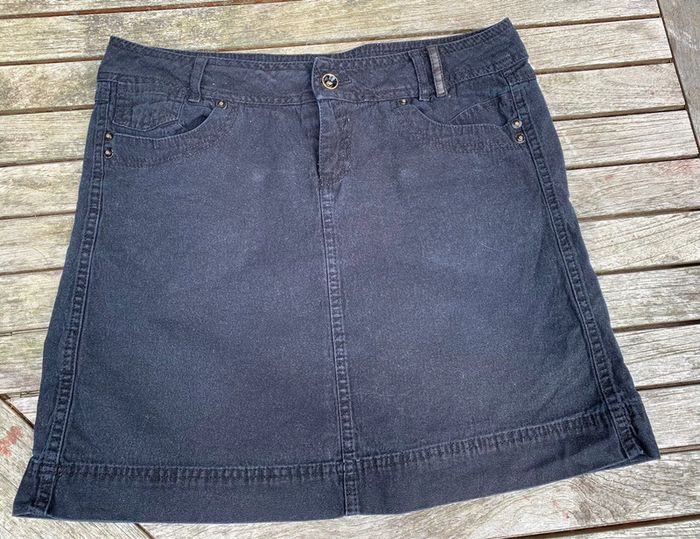 Jupe noire en jean T42 Promod (203)