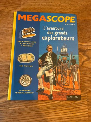 Livre Nathan MegaScope L’aventure des grands explorateurs