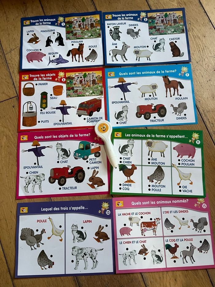 Les jeux Carottes La ferme 16 fiches avec stylo électronique Lisciani 3/6 ans - photo numéro 5