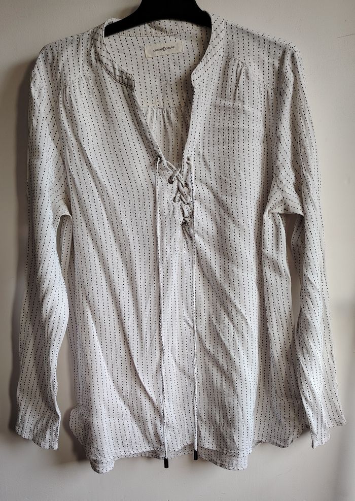 Blouse légère à lacets – Cache Cache
