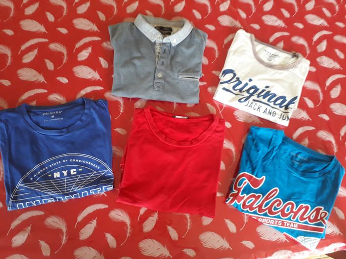 Lot de 5 T-Shirts - Primark - Celio - Aarhon - Jack & Jones