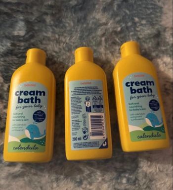 Lots de 3 crème de bain bébé neuf 