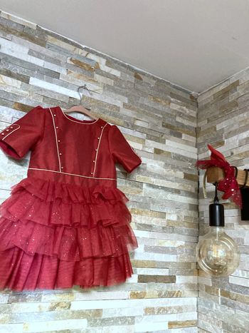 3/4ans robe et serre tete tao