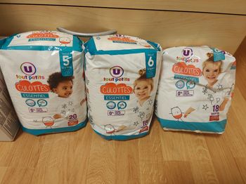 50 Couches culottes taille 5 et 6 u tout petit essentiel