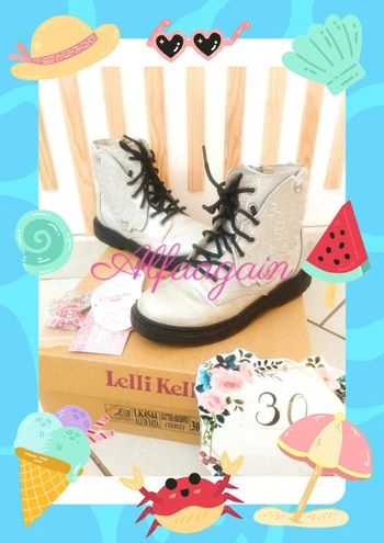 Bottines lelli Kelly 30 argentées