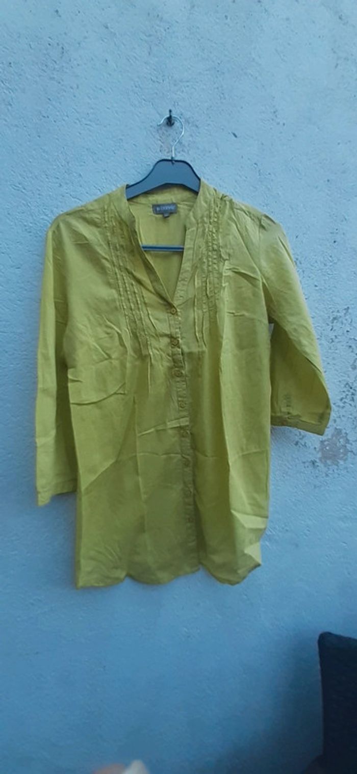 Tunique vert pomme taille 40 - photo numéro 2