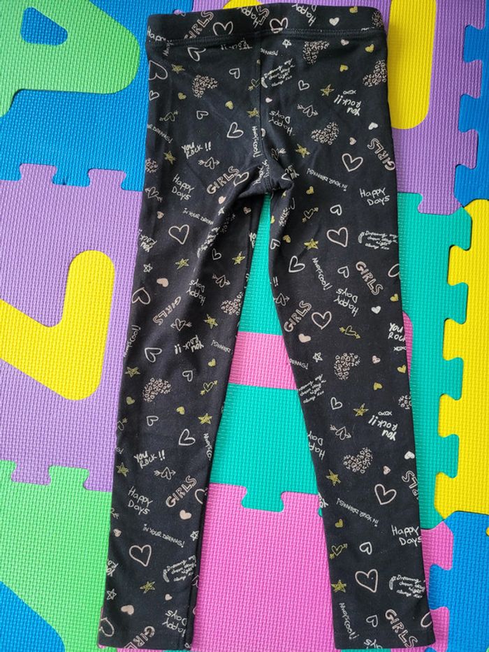 Lot de 5 pantalons/leggings 5 ans - photo numéro 4