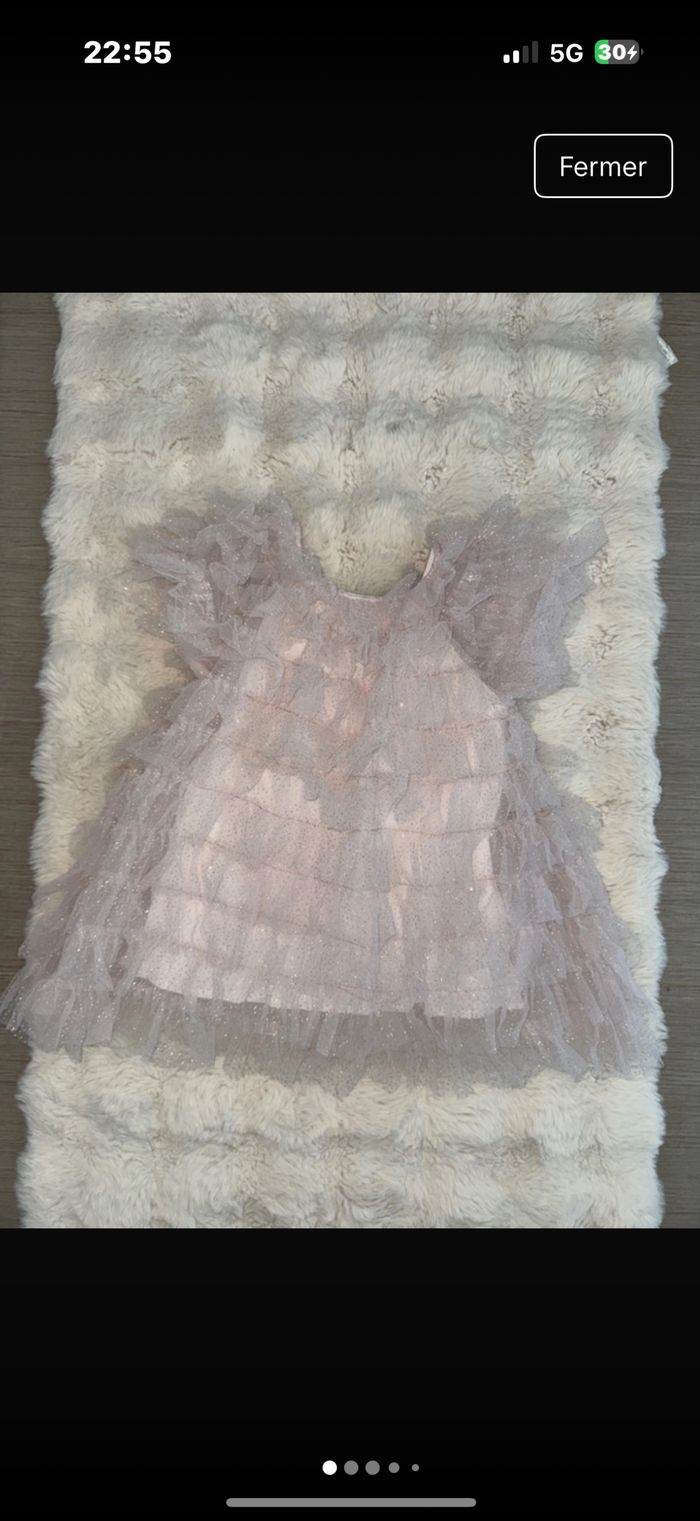Robe de fête next 12/18 mois excellent état