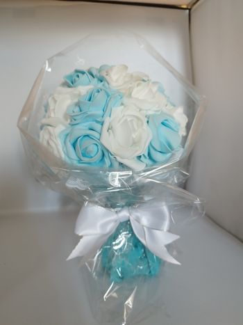 Bouquet bleu et blanc