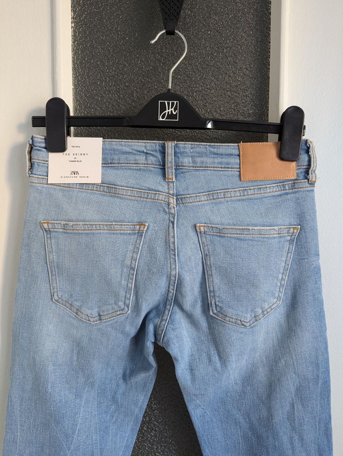 Jean Zara the skinny neuf bleu taille 40 - photo numéro 5