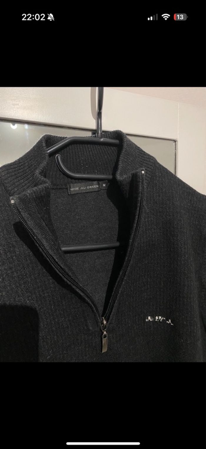 Pull homme en laine Mise au Green M - photo numéro 5