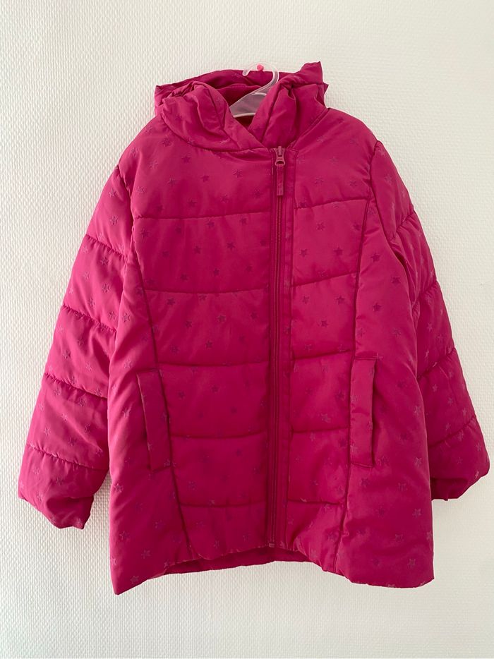 Manteau étoiles rose - taille 08 ans