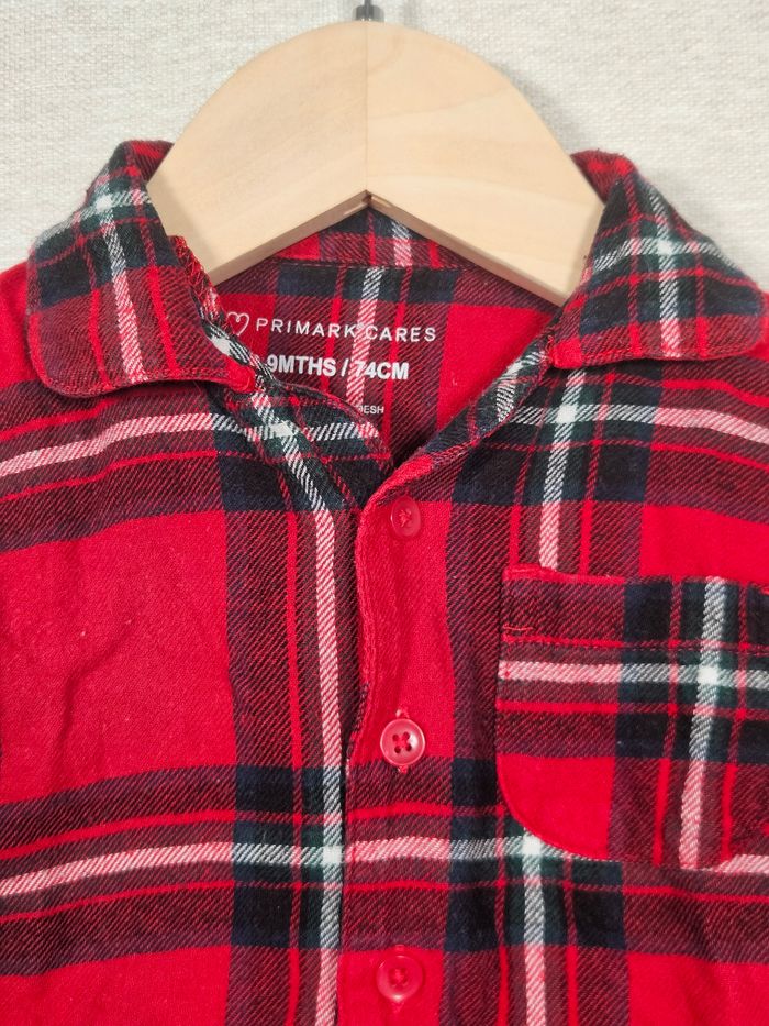 Pyjama 2 pièce chemise et pantalon primark 6-9 mois 74 cm - photo numéro 3