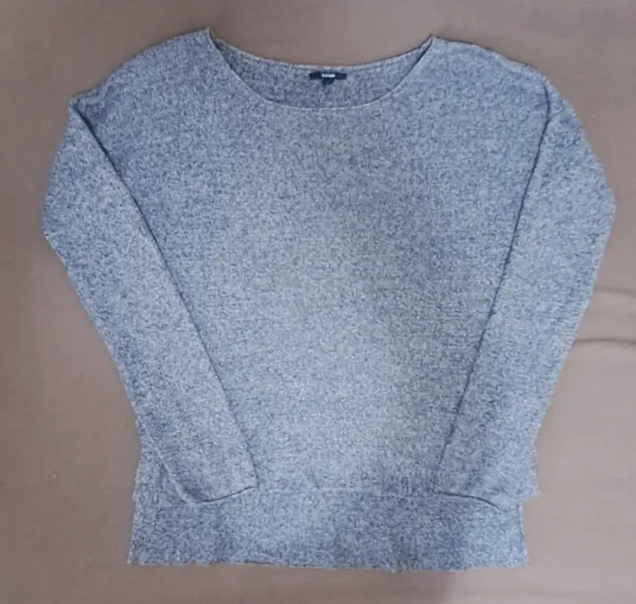 Pull long gris chiné