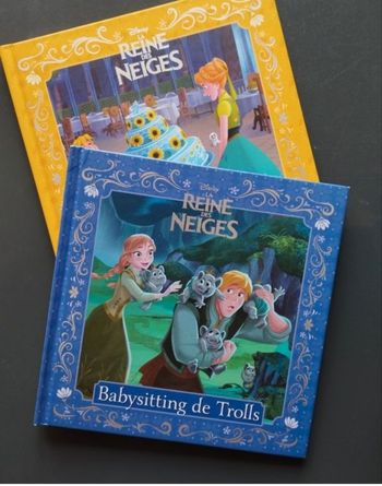 Lot de 2 livres La Reine des Neiges 