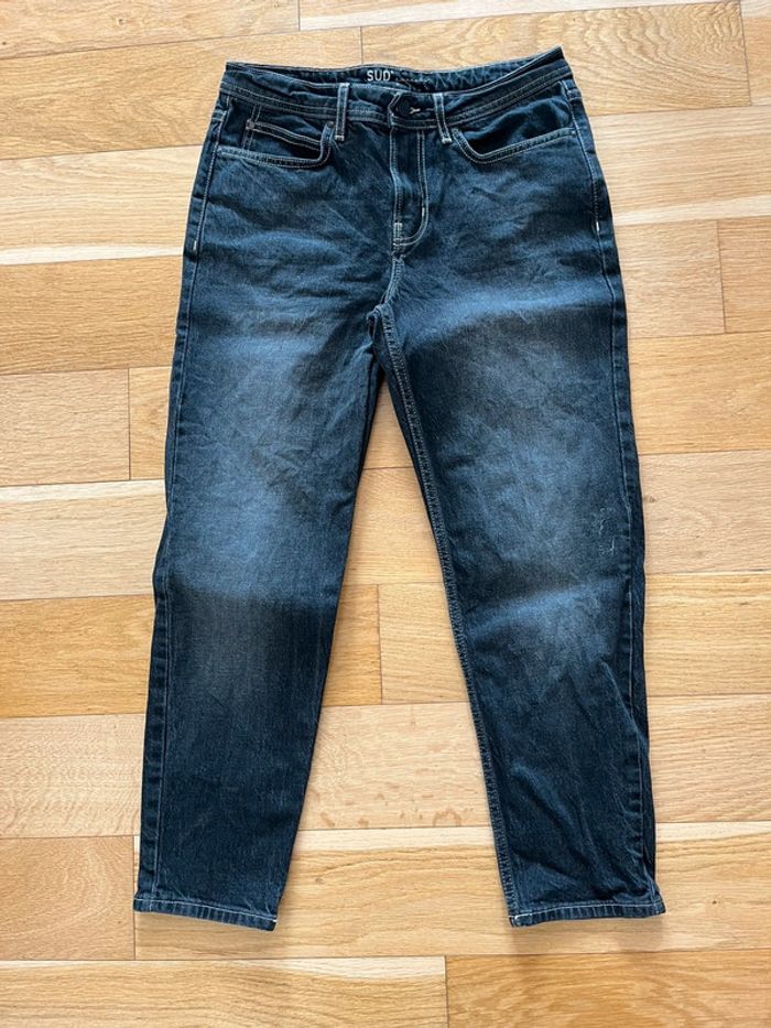 Jean noir gris large taille 36 Sud express