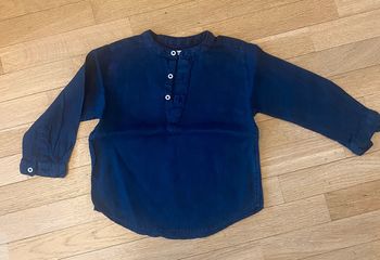 Chemise boutchou 18 mois col tunisien