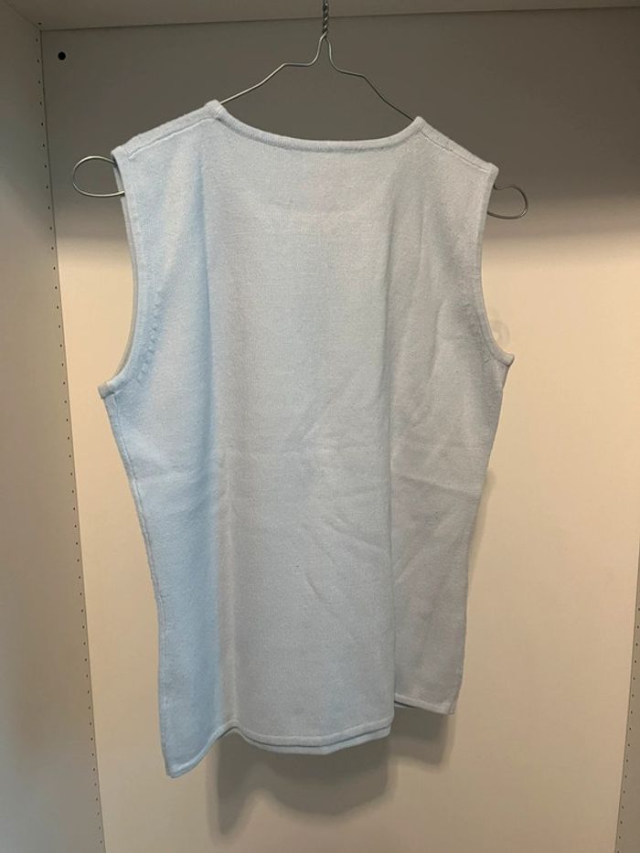 Débardeur bleu clair Taille 36 - photo numéro 2