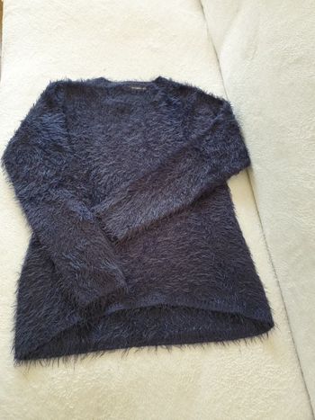 Pull a polis bleu marine 14 ans