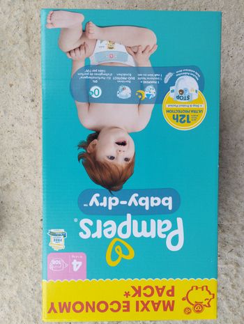 Pampers baby dry taille 4